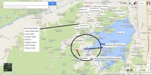 Hash 158 and Hostels general location map - Marked Final v2a 13 Feb